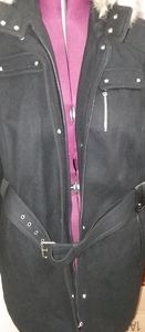 3x Apt 9 wool blend lined parka